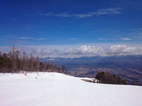 富士見スノボ　景色